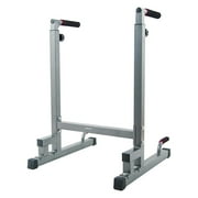 BalanceFrom Multi-Function Dip Stand, Steel, 500-Pound Capacity, Gray, Exercise Power Stand