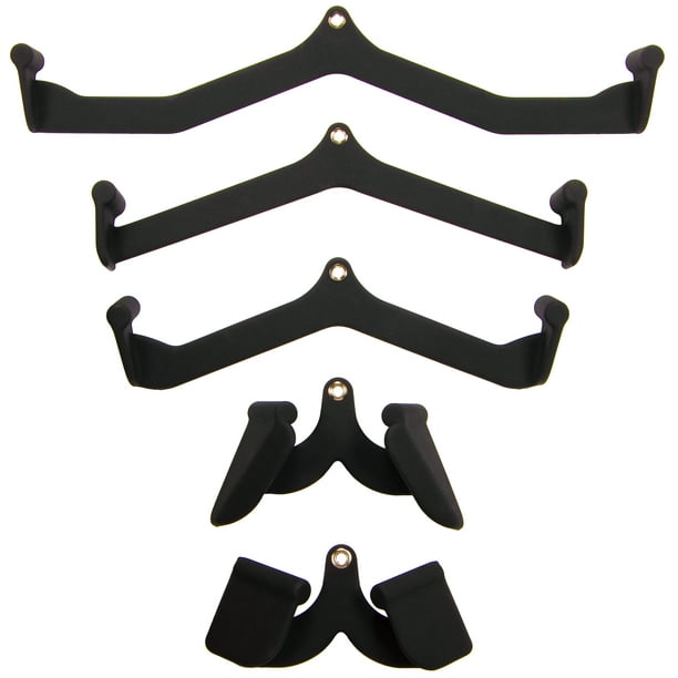 BalanceFrom Multi Grip Lat Pulldown Attachments 5 Pack Universal Fit for All Cable Pulley Machines Walmart Business Supplies