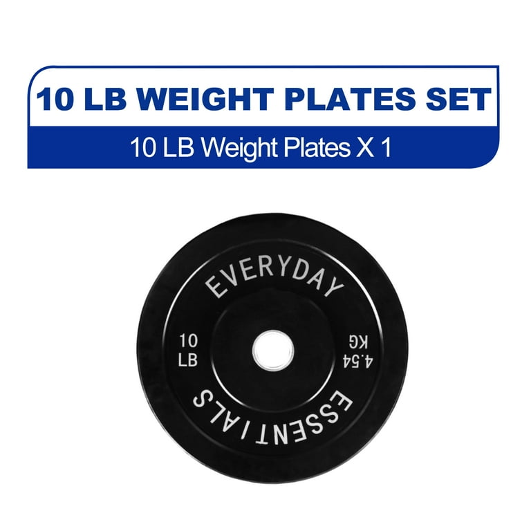BalanceFrom Olympic Bumper Plate Weight Plate with Steel Hub