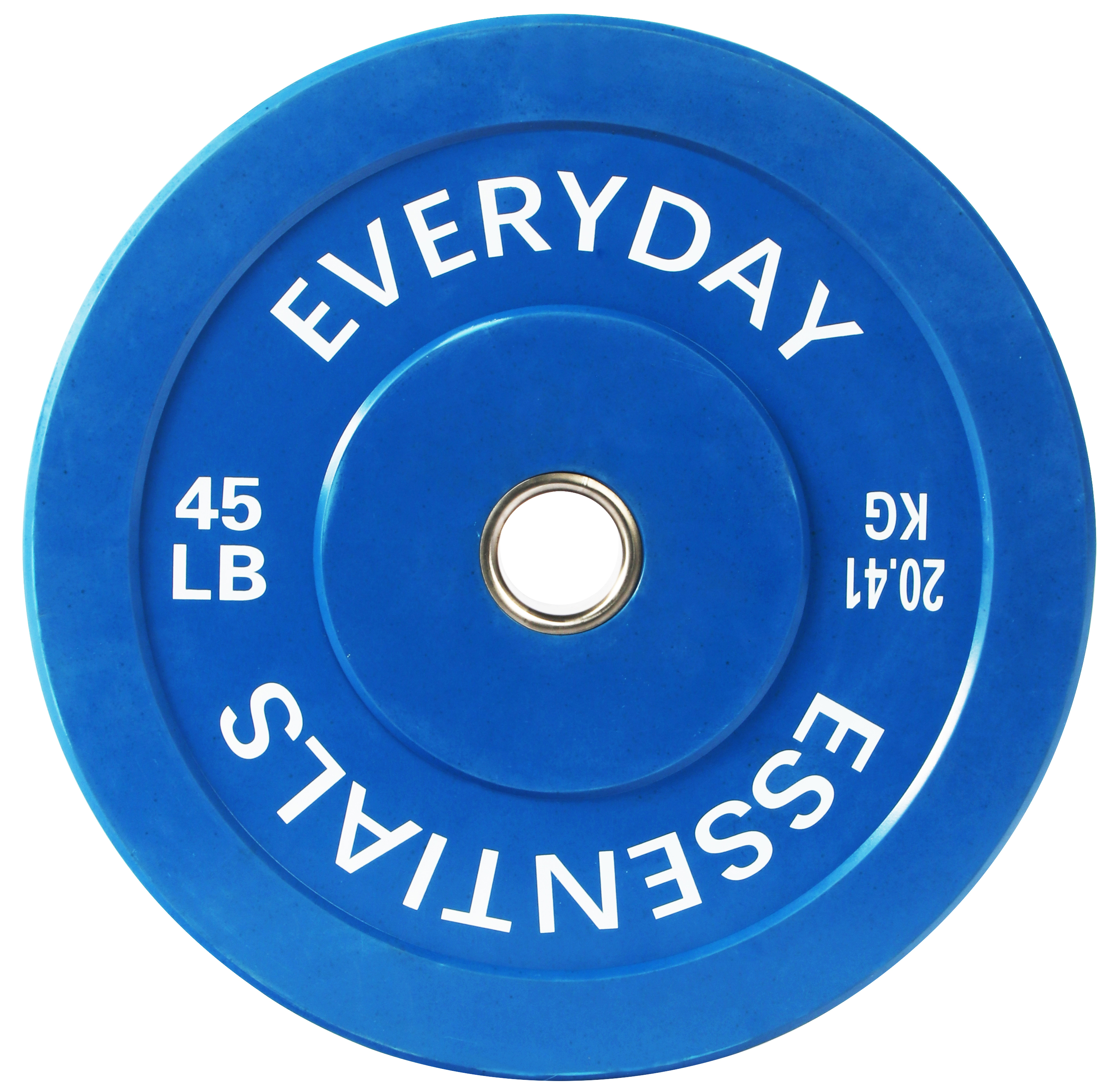 BalanceFrom Olympic Bumper Plate Weight Plate with Steel Hub, Color Coded, 45 lbs Single - image 1 of 4