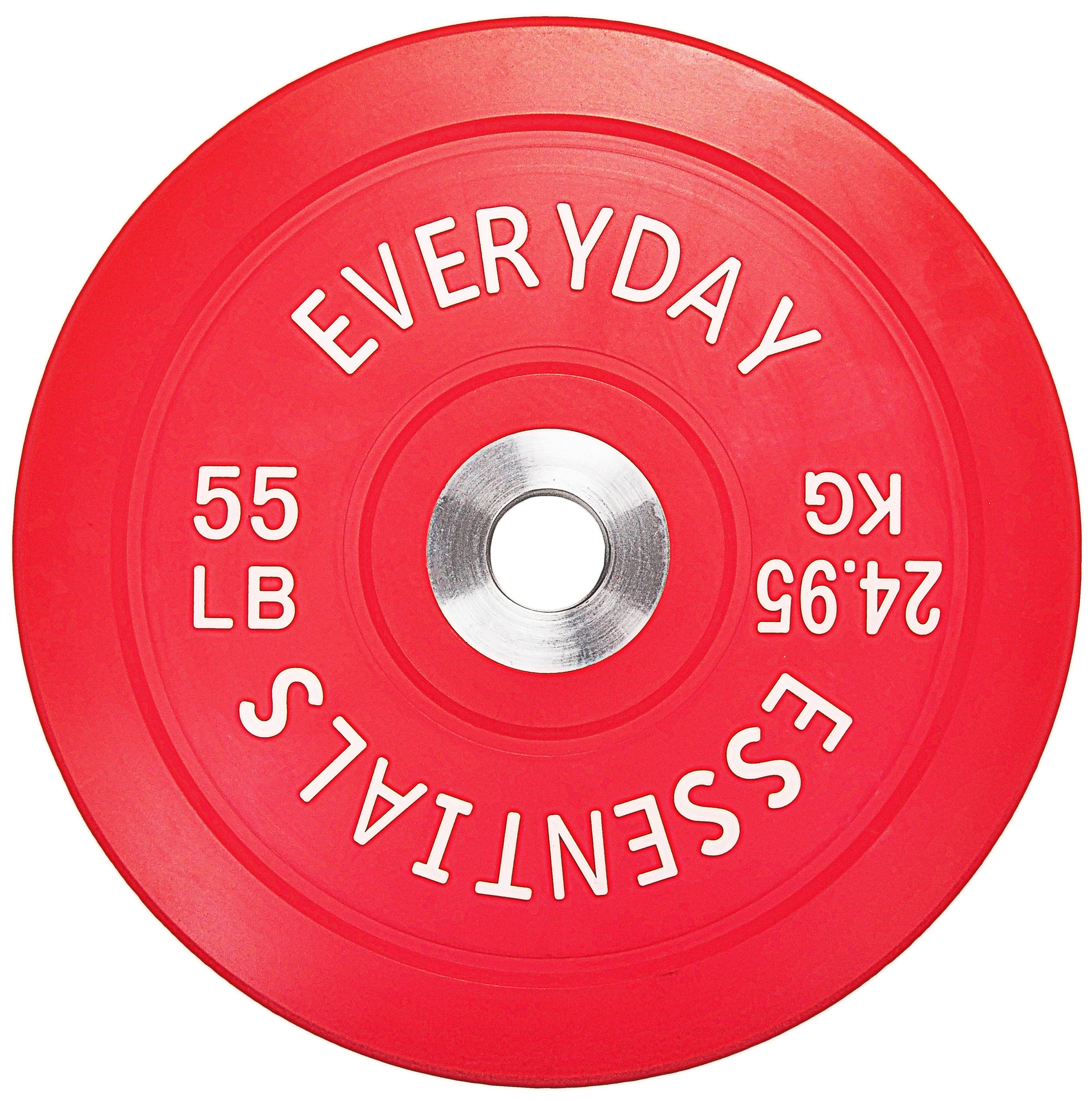 BalanceFrom Olympic Bumper Plate Weight Plate with Steel Hub, Color