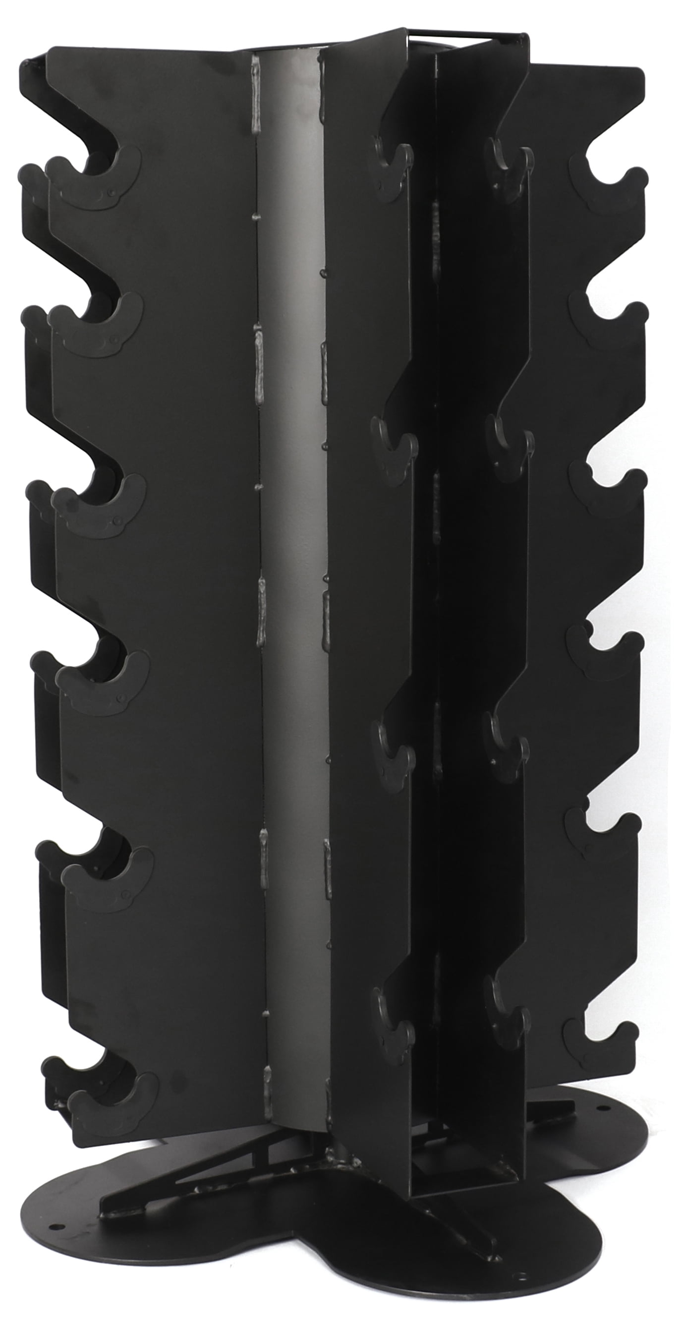 BalanceFrom PowerSpin Space Saving Dumbbell Carousel Rack with 550 lbs Dumbbell Bundle
