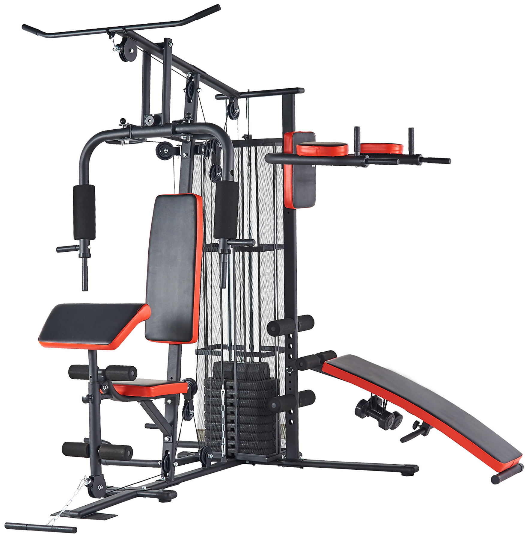 BalanceFrom RS 90XLS Home Gym System Multiple Purpose Workout Station with 380 lbs of Resistance, 145 lbs Weight Stack, Comes with Installation Instruction Video - image 1 of 13