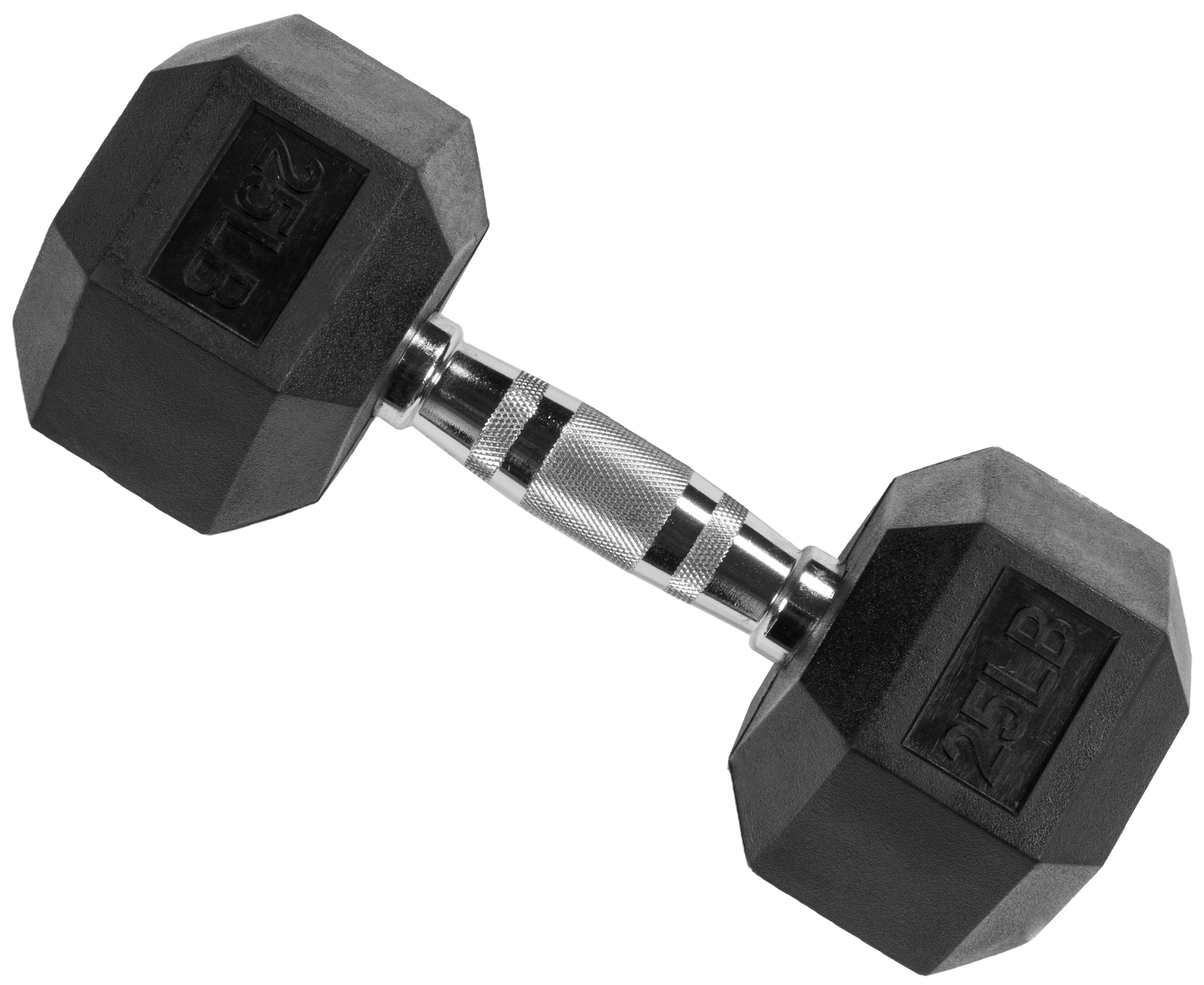 Rubber encased sale dumbbell 25lb