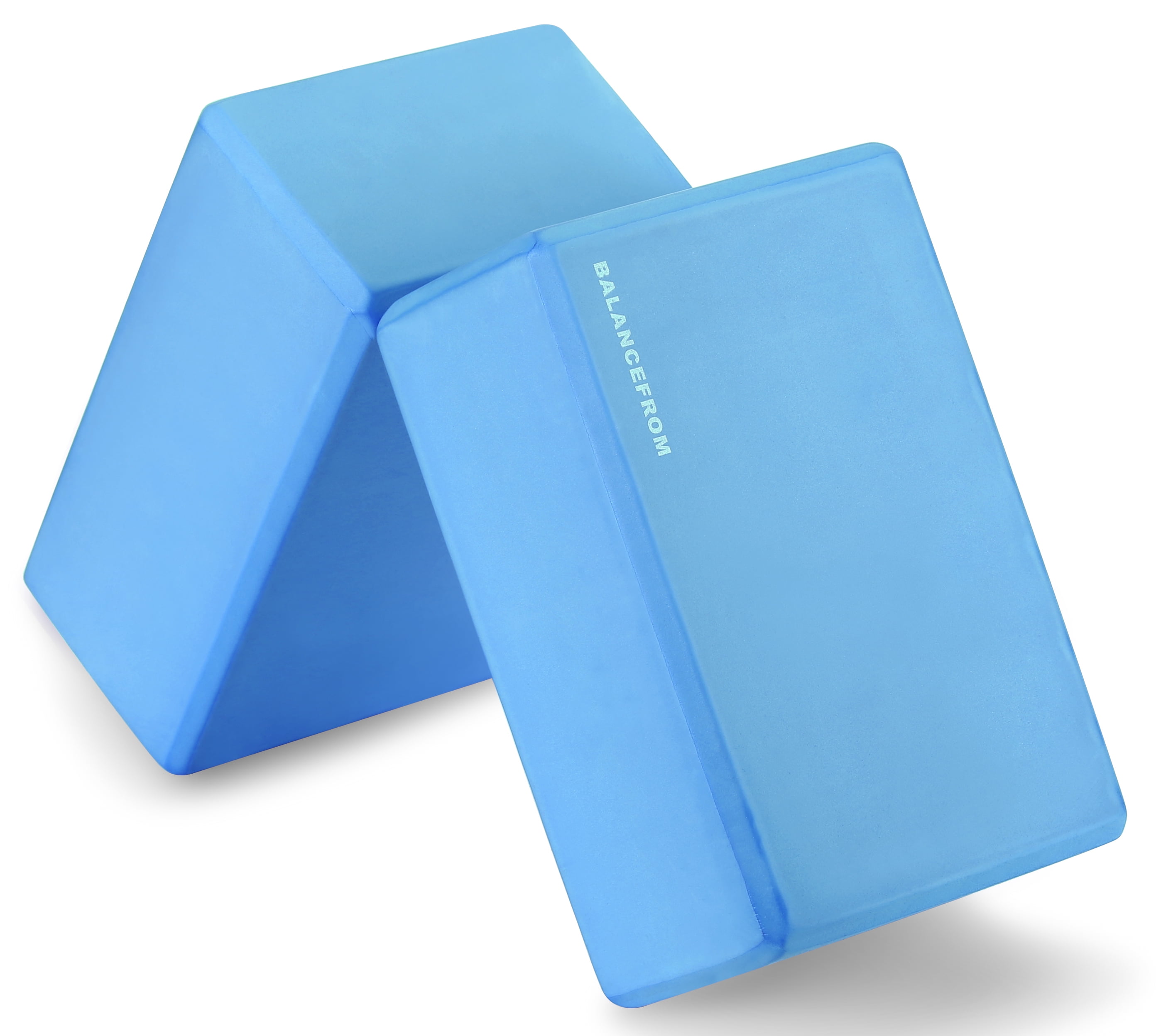 Large High Density Blue Foam Yoga Block 9 x 6 x 4 –