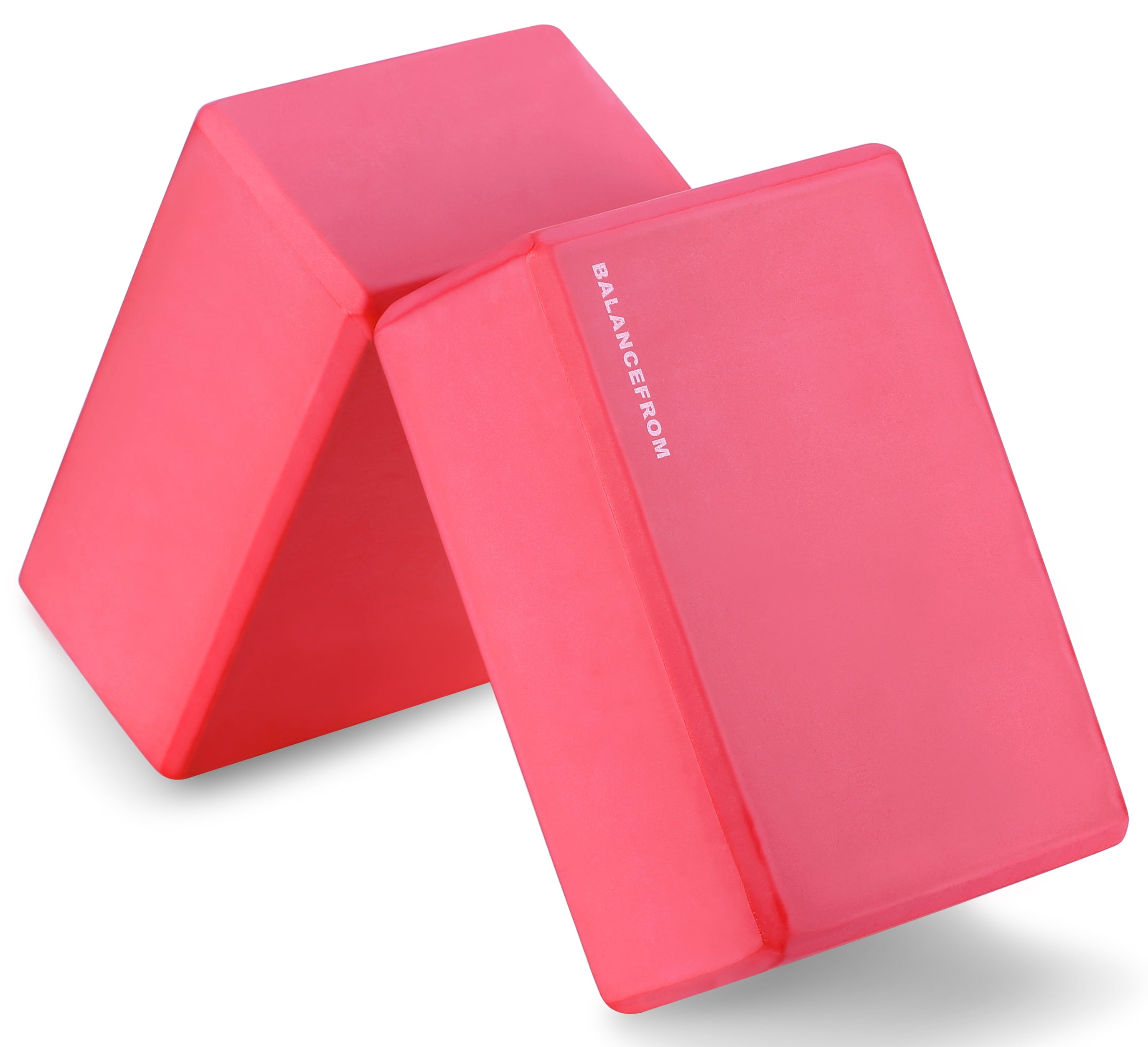 BalanceFrom Set of 2 High Density Yoga Blocks, 9"x6"x4" Each