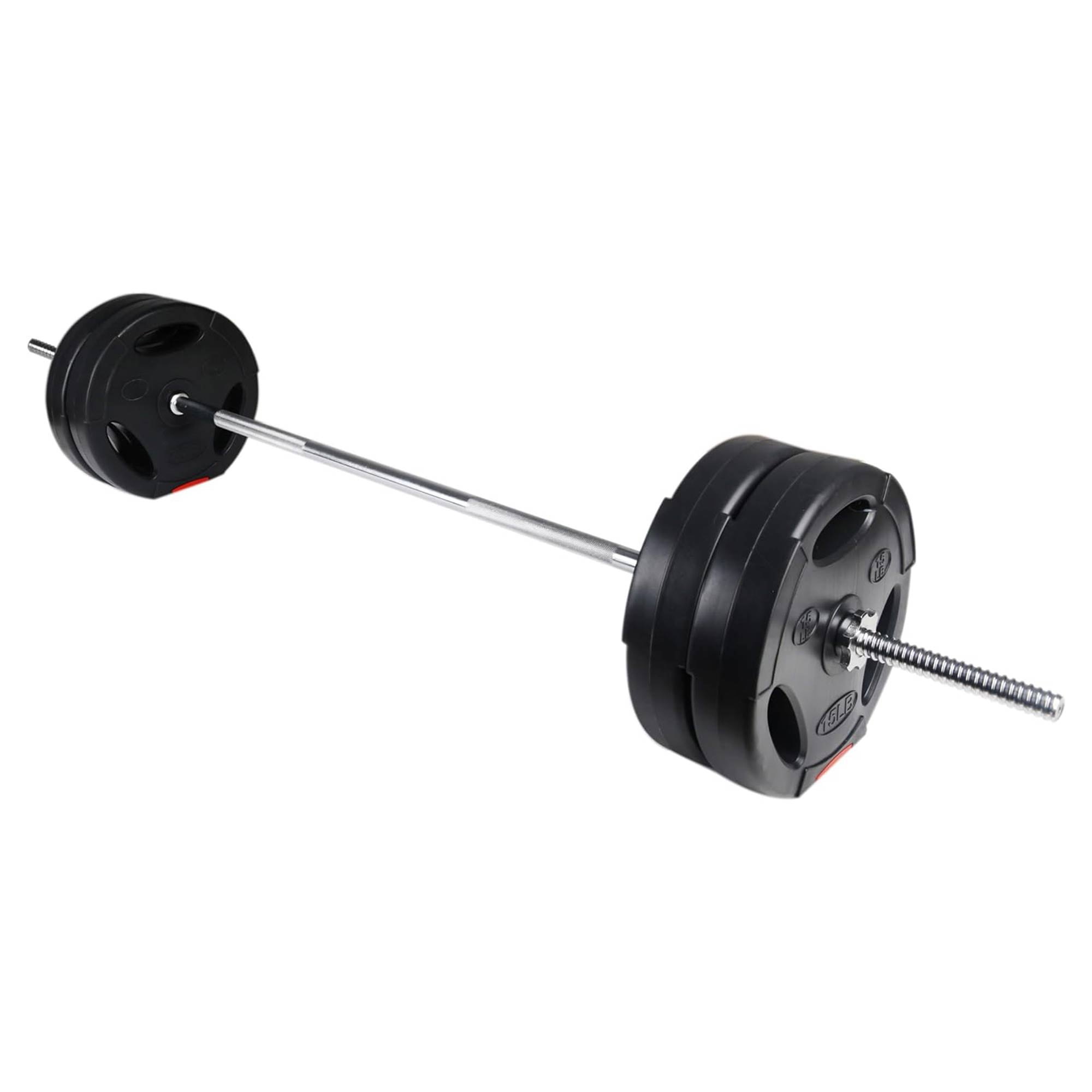 BalanceFrom Standard Coded Olympic Barbell 60lb Weight Plate