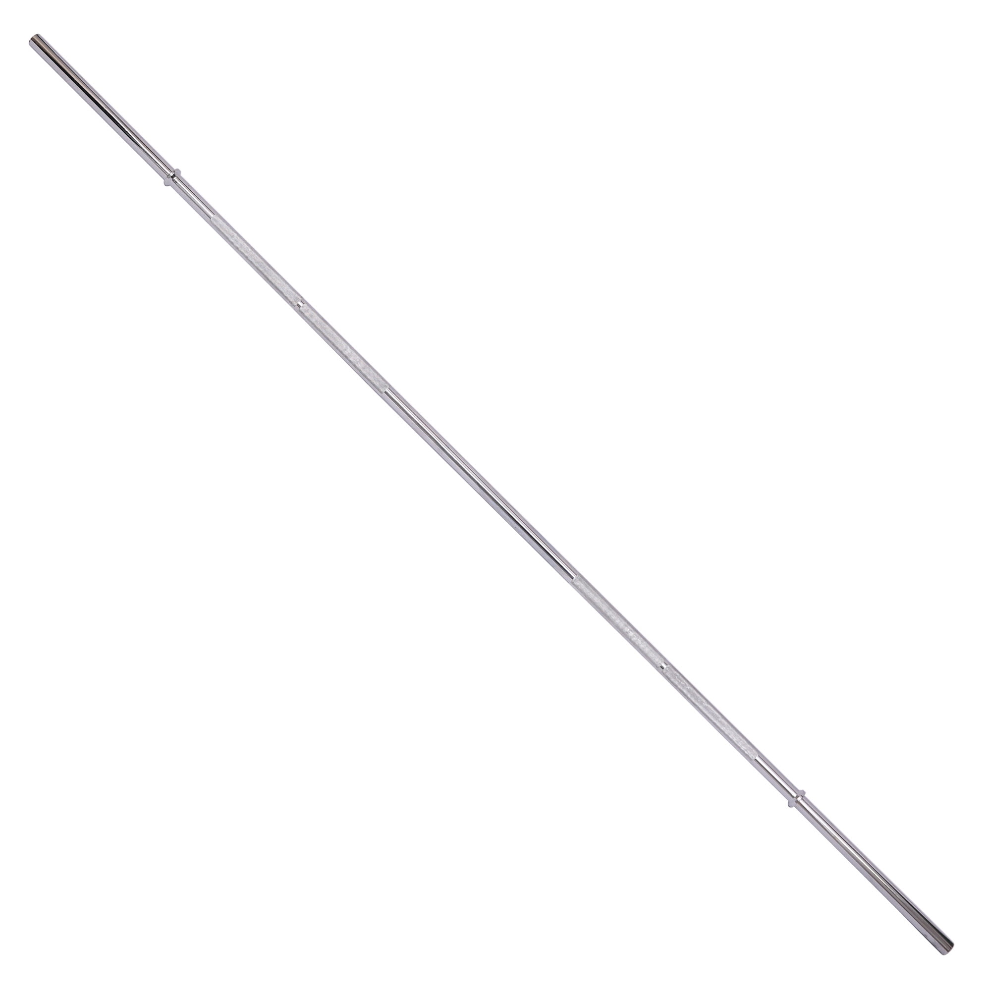 BalanceFrom Standard Weightlifting Barbell，Chrome Plated Solid Steel Bar, 5FT/6FT/7FT, 300LB Capacity，with Knurled Grip , for Powerlifting, Strength Training，Home Gym Workouts，Multiple Size