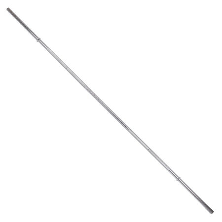 BalanceFrom Standard Weightlifting Barbell,Chrome Plated Solid Steel Bar, 5FT/6FT/7FT, 300LB Capacity,with Knurled Grip , for Powerlifting, Strength Training,Home Gym Workouts,Multiple Size