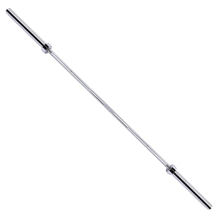 BalanceFrom Standard Weightlifting Solid Olympic Barbell, 2 Inch, 7 Feet