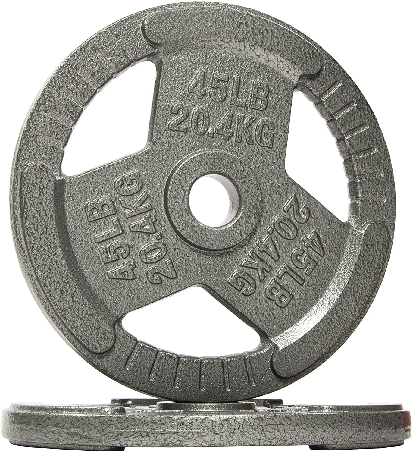 BalanceFrom Cast Iron Plate Weight Plate for Strength Training and  Weightlifting, Olympic or Standard