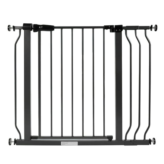 BalanceFrom Easy Walk-Thru Baby Safety Gate for 29.1-43.3 Opening, 30 Tall, Graphite