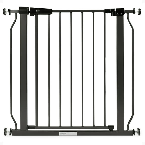 BalanceFrom Easy Walk-Thru Baby Safety Gate for 29.1-33.8 Opening, 30 Tall, Graphite