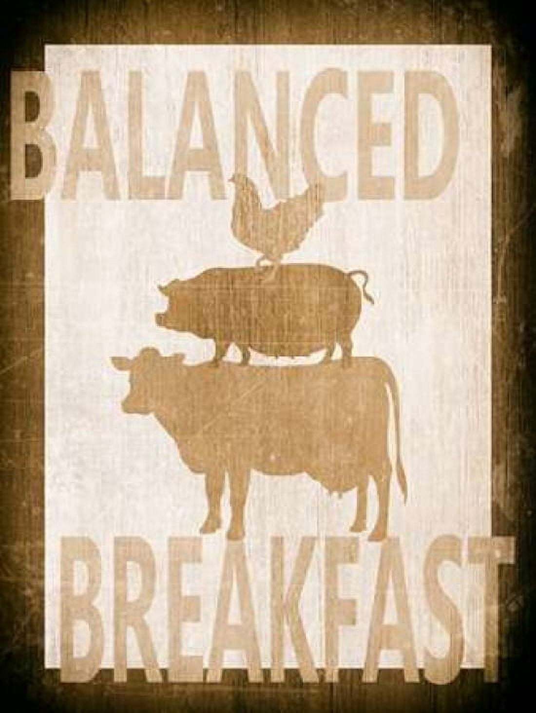 Balanced Breakfast Two Canvas Art - Alicia Soave (18 x 24)
