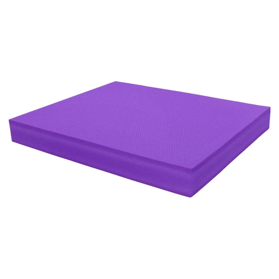 Balanced Cushion for Exercise Fitness Training Standing Soft High Resilience Non Slip Waterproof TPE Purple 40x33x5cm
