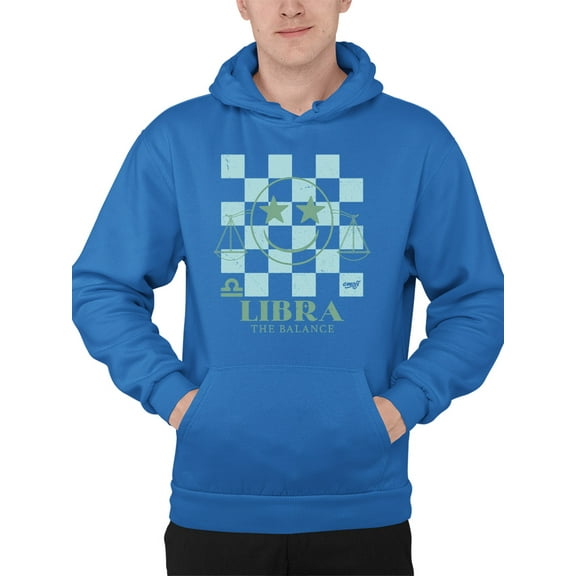 Balanced Perspective - Libra Themed Graphic Men's Hoodie