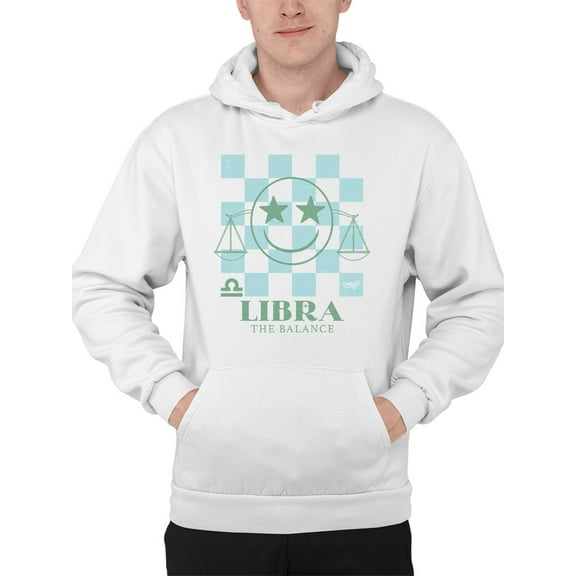 Balanced Perspective - Libra Themed Graphic Men's Hoodie