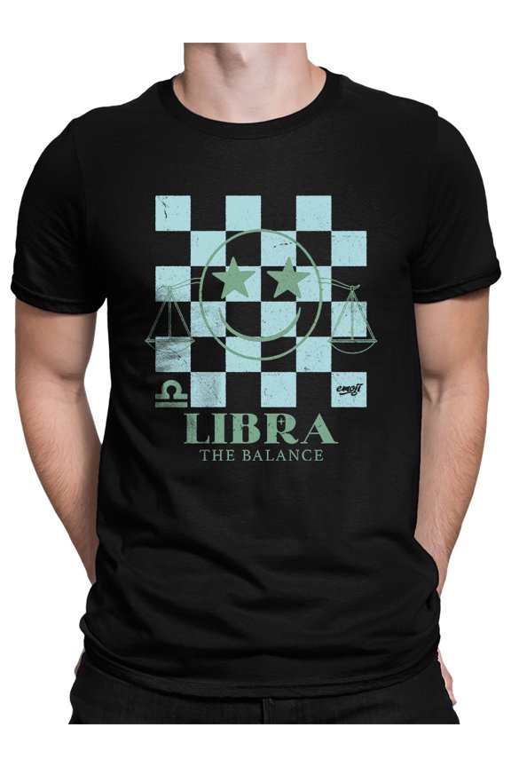Balanced Perspective - Libra Themed Graphic Men's T-shirt