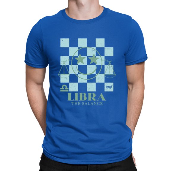 Balanced Perspective - Libra Themed Graphic Men's T-shirt