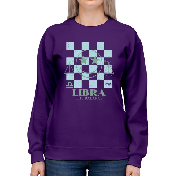 Balanced Perspective - Libra Themed Graphic Women's Sweatshirt