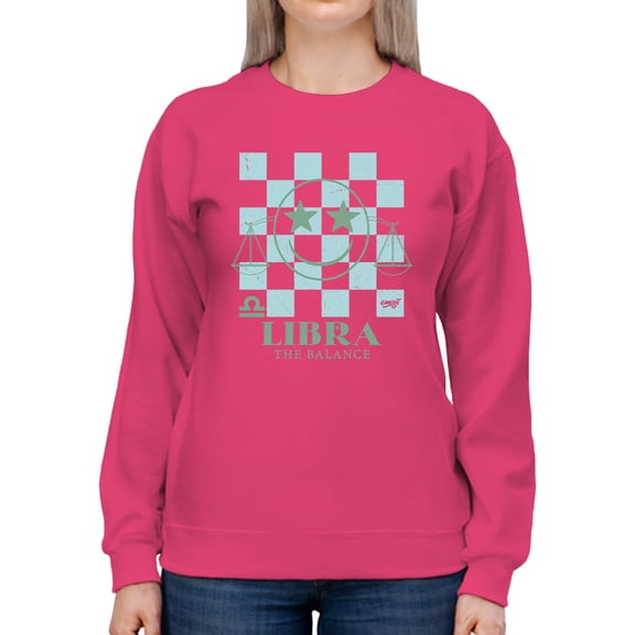 Balanced Perspective - Libra Themed Graphic Women's Sweatshirt