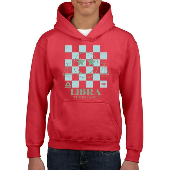Balanced Perspective - Libra Themed Graphic Youth's Hoodie