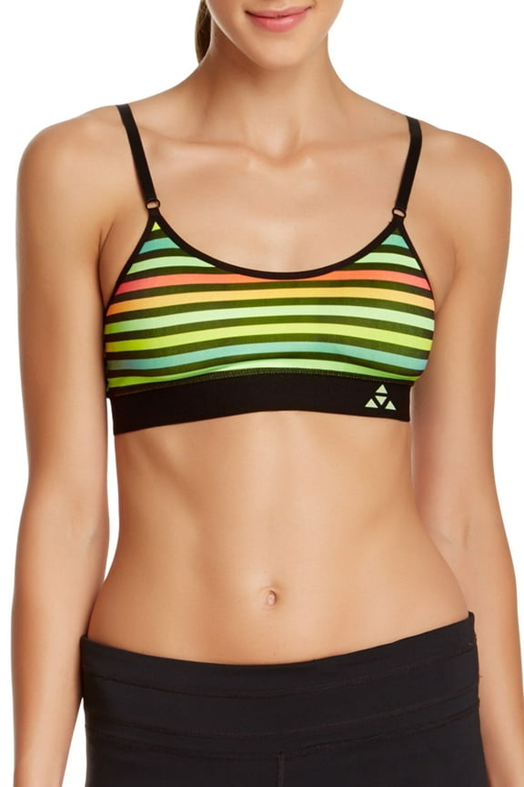 Printed Performance Seamless Sports Bra