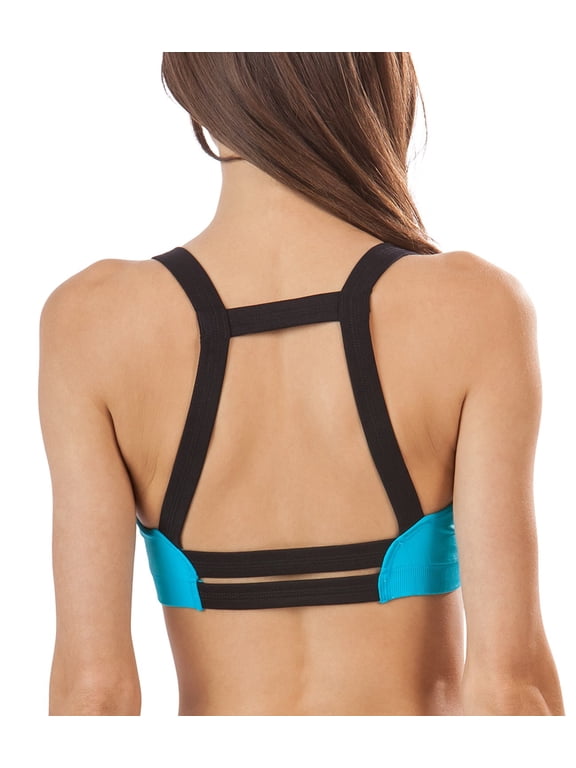 Women's Athletic Thick Strap Caged Sport Bra
