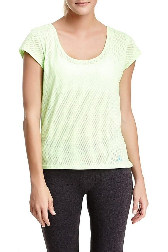 Women's Dot Burntout Scoop Neck Tee