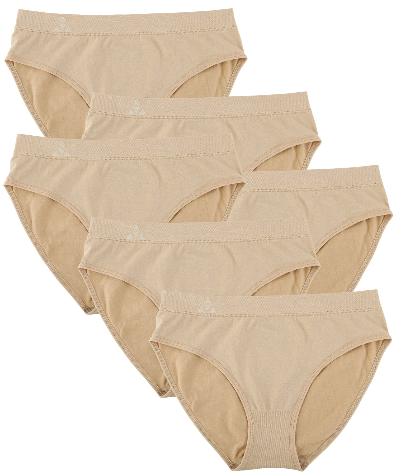 Balanced Tech Women's 6-Pack, Seamless Nylon/Spandex Bikini