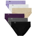 thumbnail image 1 of Balanced Tech Women's Seamless Bikini Panties 6-Pack Assorted, 1 of 2