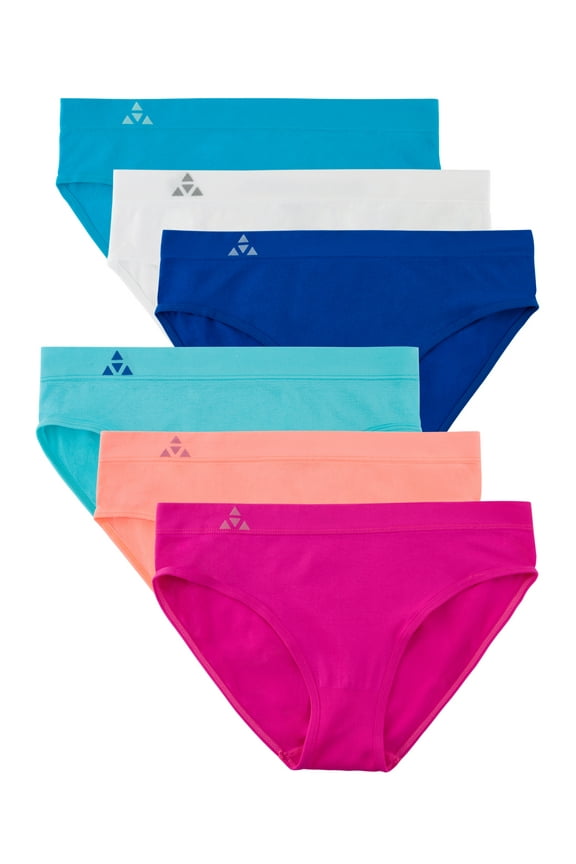 Women's Seamless Bikini Panties 6-Pack Assorted