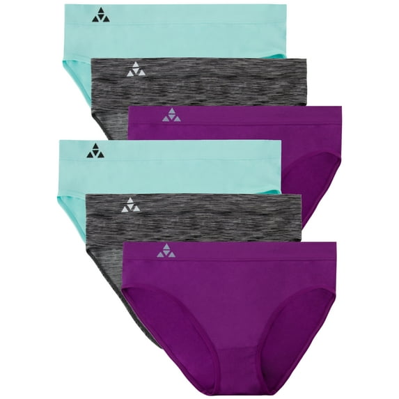 Balanced Tech Women's Seamless Bikini Panties 6-Pack