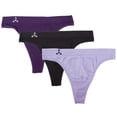 thumbnail image 1 of Balanced Tech Women's Seamless Thong 3 Pack Assorted, 1 of 4
