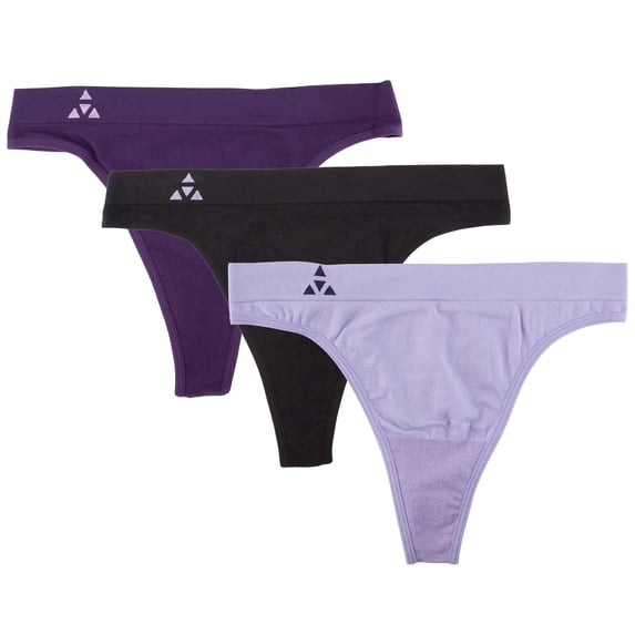 Balanced Tech Women's Seamless Thong 3 Pack Assorted