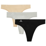 Balanced Tech Womens Seamless Thong Panties 3 Pack