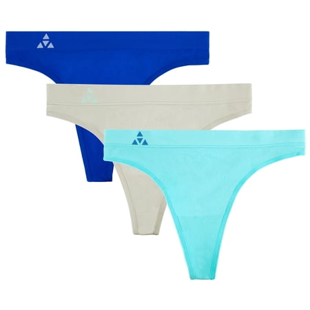 Balanced Tech Women's Seamless Thong Panties 3 Pack