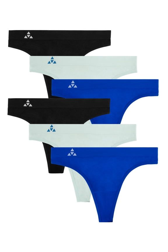 Women's Seamless Thong Panties 6-Pack