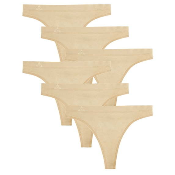 Balanced Tech Women's Seamless Thong Panties 6-Pack