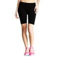 thumbnail image 1 of Balanced Tech Women's Stretch Base Layer Seamless Biker Shorts Panty - Black - Small, 1 of 3