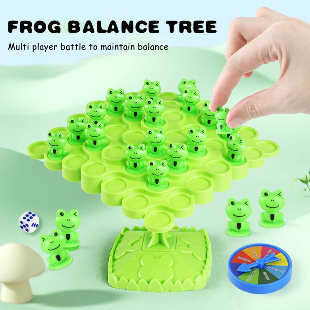 Balanced Tree Frog Toys Board Game Stackable Balance Tree Toy ...