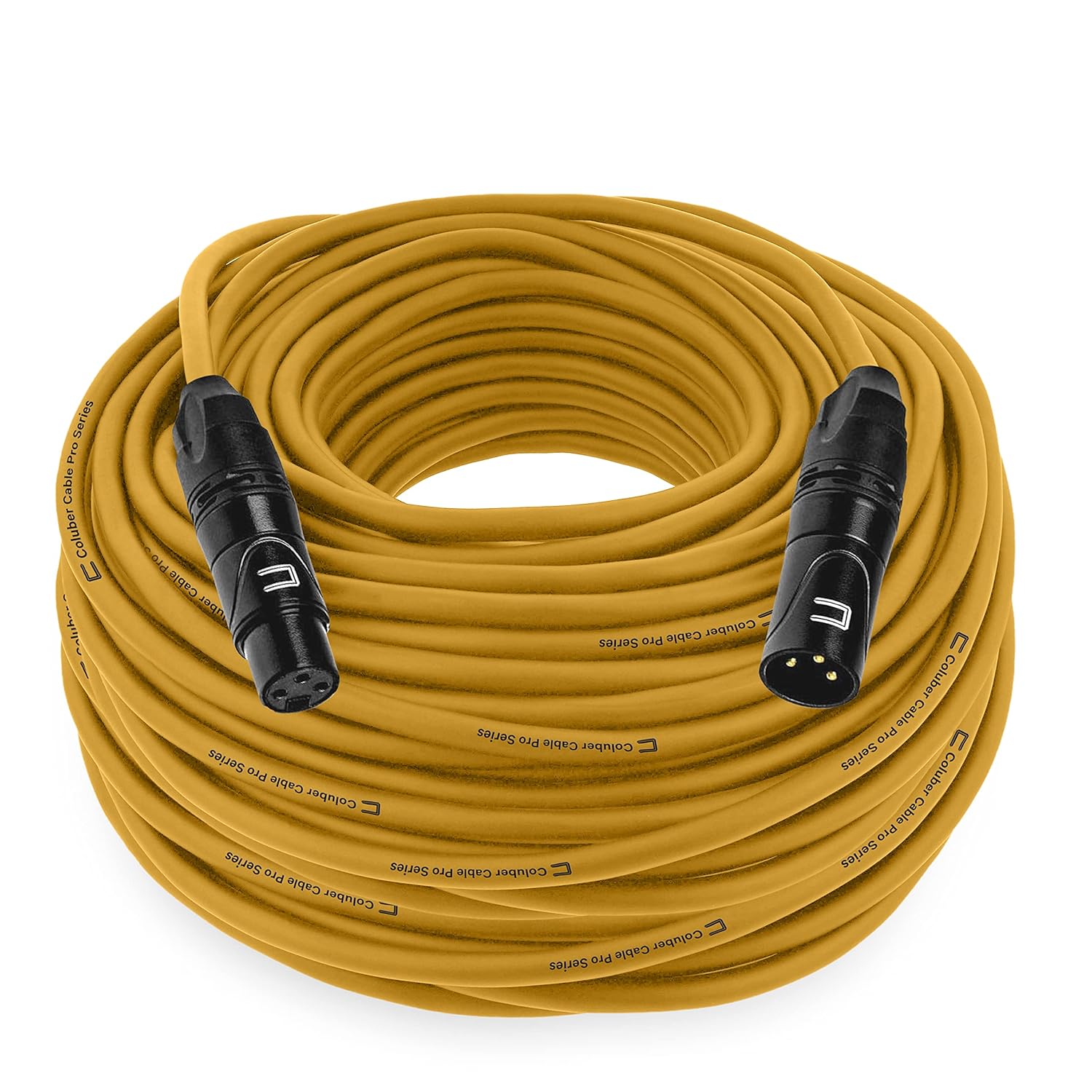 Balanced XLR Cable Male to Female 100 Feet Purple Pro 3Pin