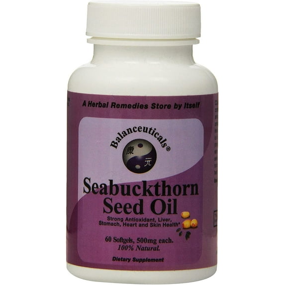 Balanceuticals Seabuckthorn Seed Oil - 500 Mg - 60 Softgels