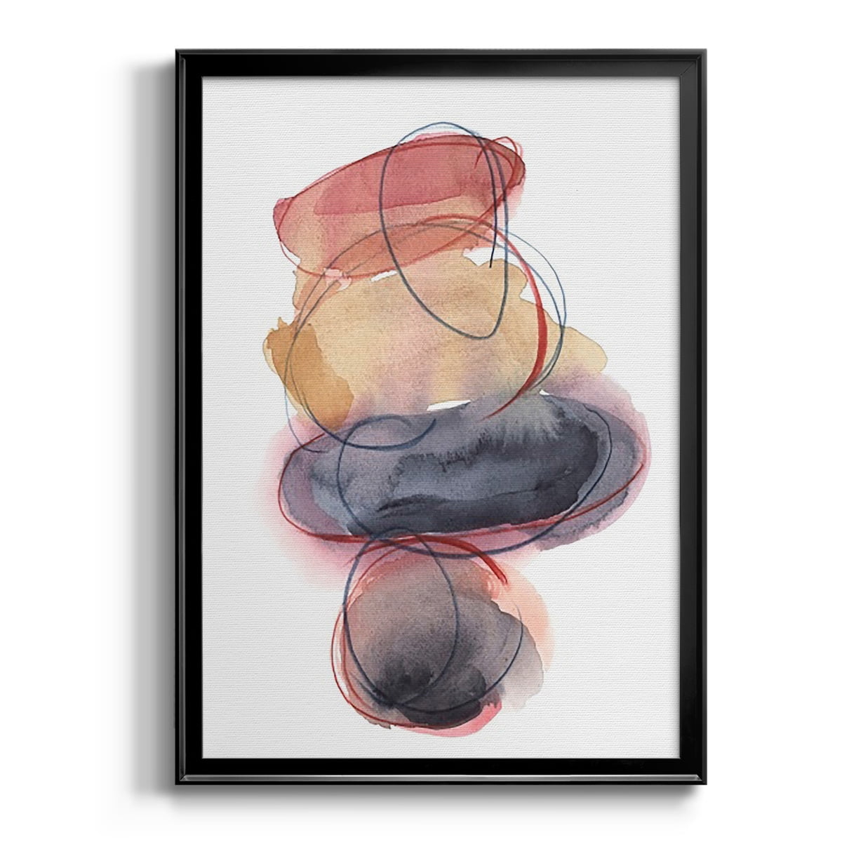 Balancing Act I Premium Framed Print, in Gold, Black, or Silver - Ready to Hang
