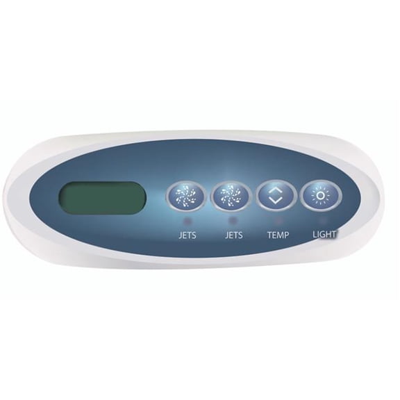 Balboa 34-52312-K 4.3 x 1.6 in. VL200 Serial LCD Duplex Spaside Control with Labels-80-11127 & J-J-T-L