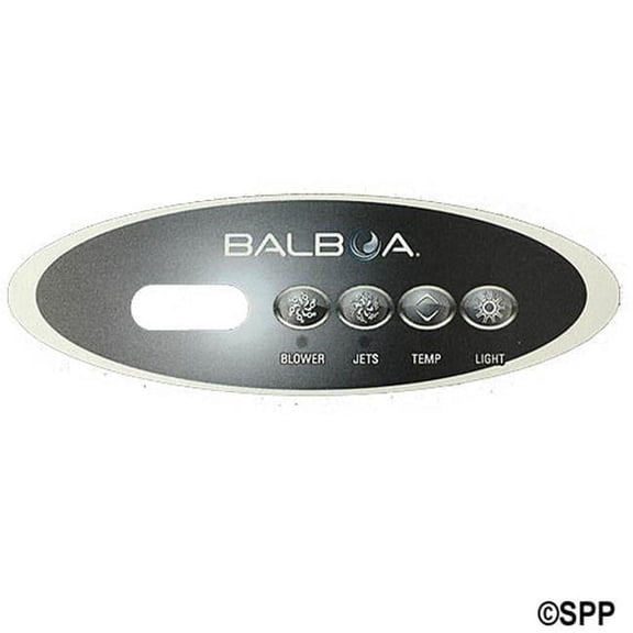 Balboa  4-Button Spa Side Overlay - Blower - Jet - Temperature control - Light