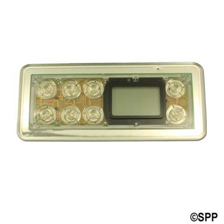 Balboa 54121 VL801D Serial Deluxe 8-Button LCD No Overlay Spaside Control