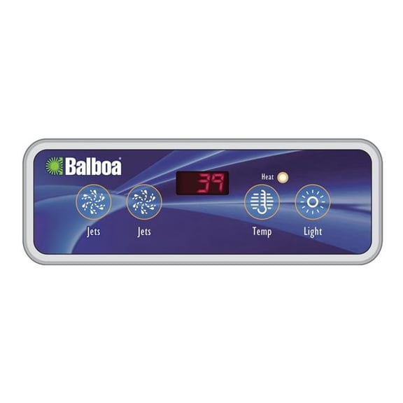 Balboa 34-54130-K 6.3 x 2.2 in. Spaside No Label VL403 RC LED3 Control Panel