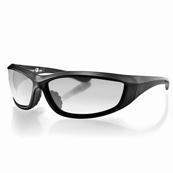 Bobster Charger Sunglasses Black w/Clear Lenses