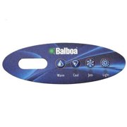 Balboa Mini Oval Up & Down 4-Button Spa Side Overlay for 53238